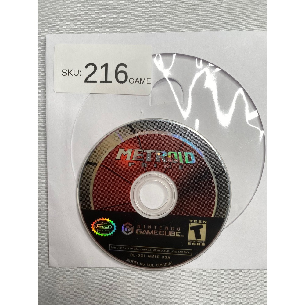 Metroid Prime Nintendo GameCube GC 2002 Disc Only